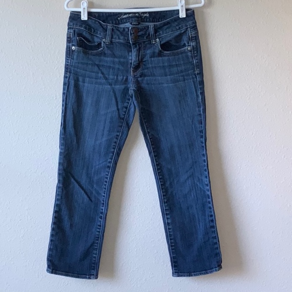 American Eagle Artist crop stretch jeans